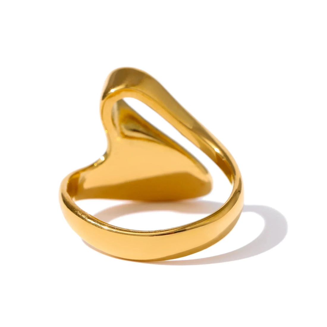 Geometric Golden Statement Ring - TM & Co. Jewels