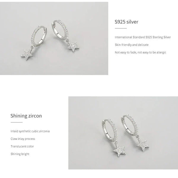 Sparkling Star Dangle Elegance - TM & Co. Jewels