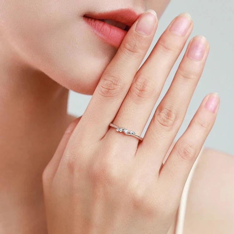 Irregular Elegance Silver Ring - TM & Co. Jewels