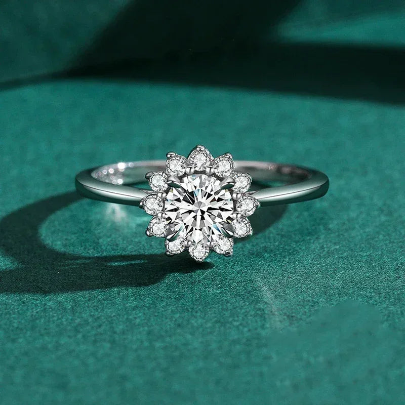 Crystal Blossom Sterling Ring - TM & Co. Jewels