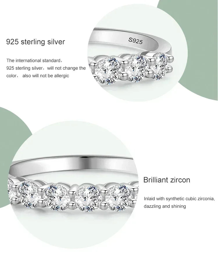 Brilliant Stackables Sterling Silver Rings - TM & Co. Jewels