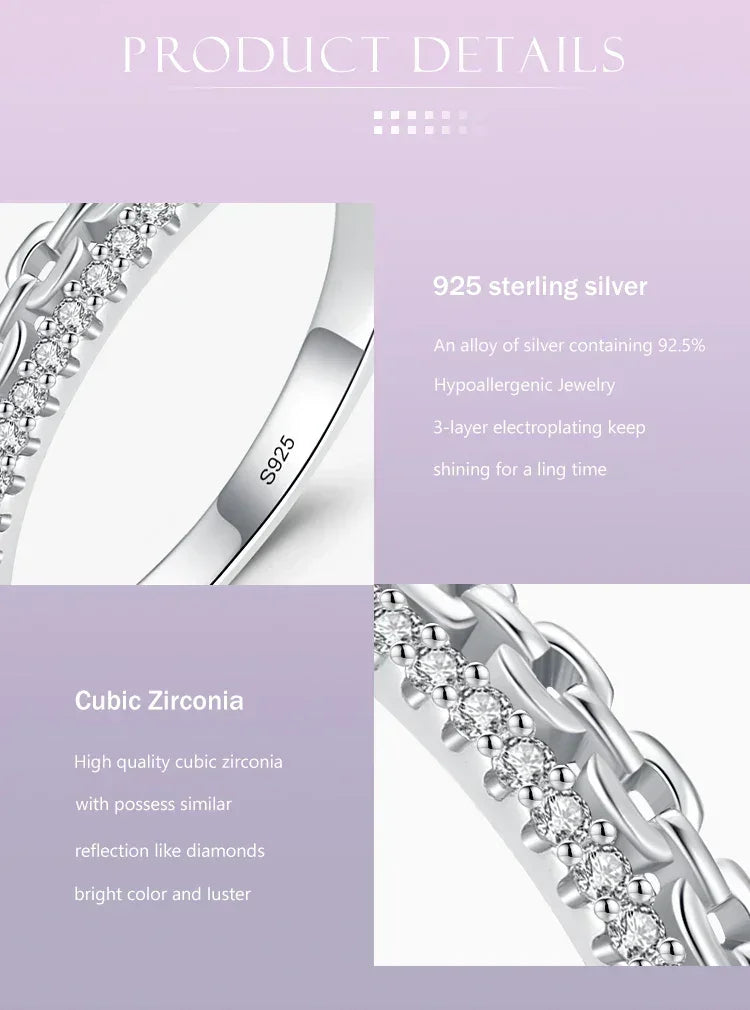 Shine Loop Sterling Band - TM & Co. Jewels