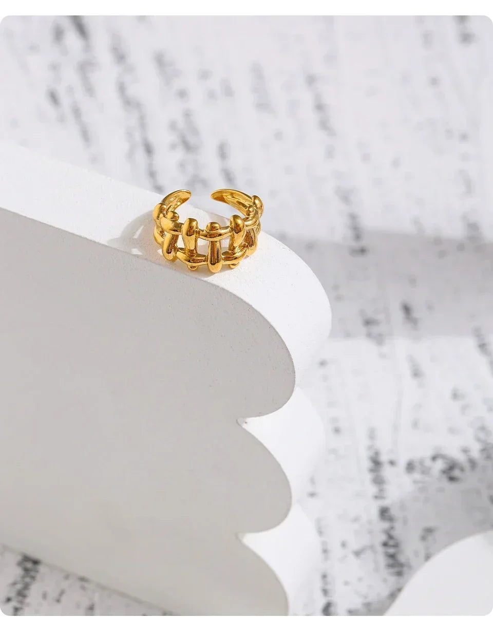 Golden Loop Waterproof Ring - TM & Co. Jewels