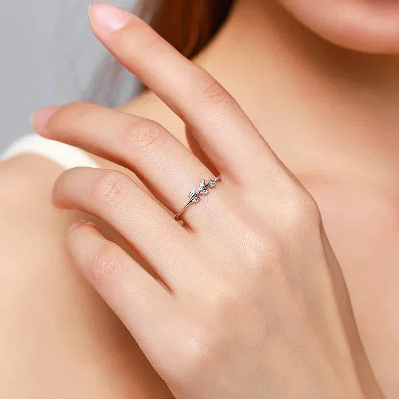 Nature's Whisper Zircon Ring - TM & Co. Jewels