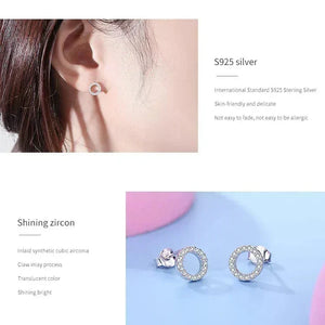 Classic Clear Spark Studs - TM & Co. Jewels