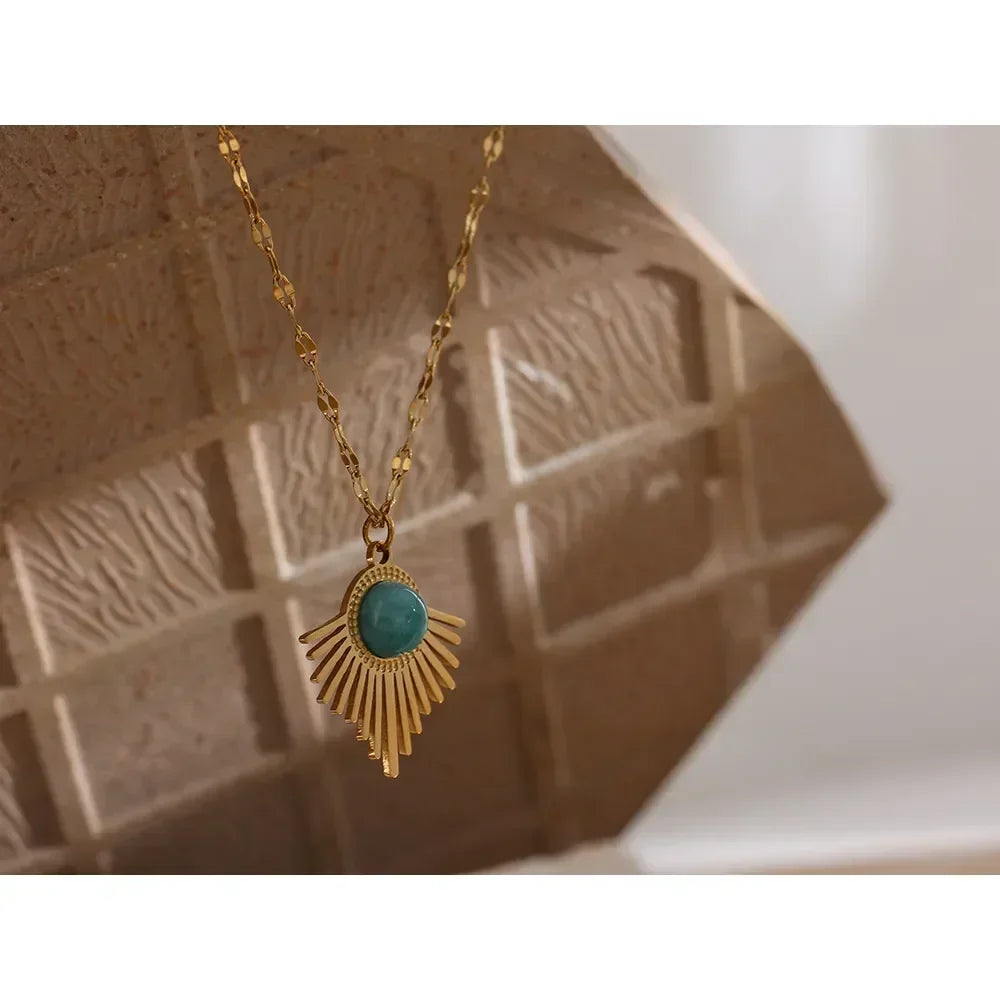 Stone Symphony Geometric Pendant - TM & Co. Jewels