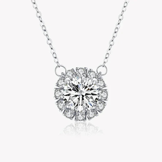 Luminous Circle Sterling Necklace - TM & Co. Jewels