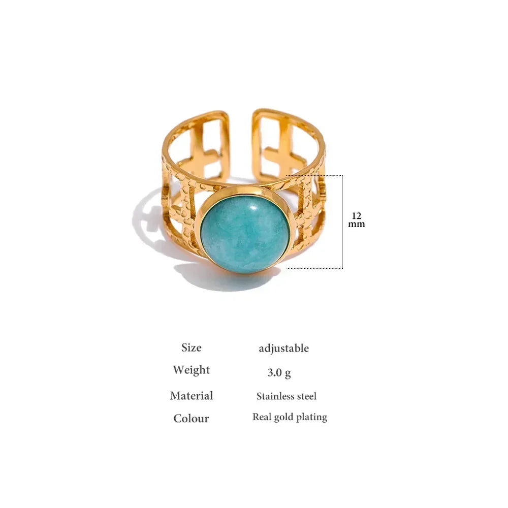 BlueBreeze Metal Ring - TM & Co. Jewels
