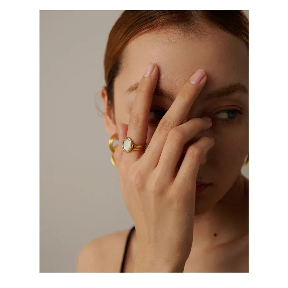 Sunlit Pearl Ring - TM & Co. Jewels