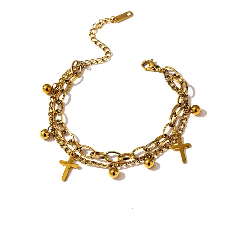 Bracelet Croix Harmonie Divine
