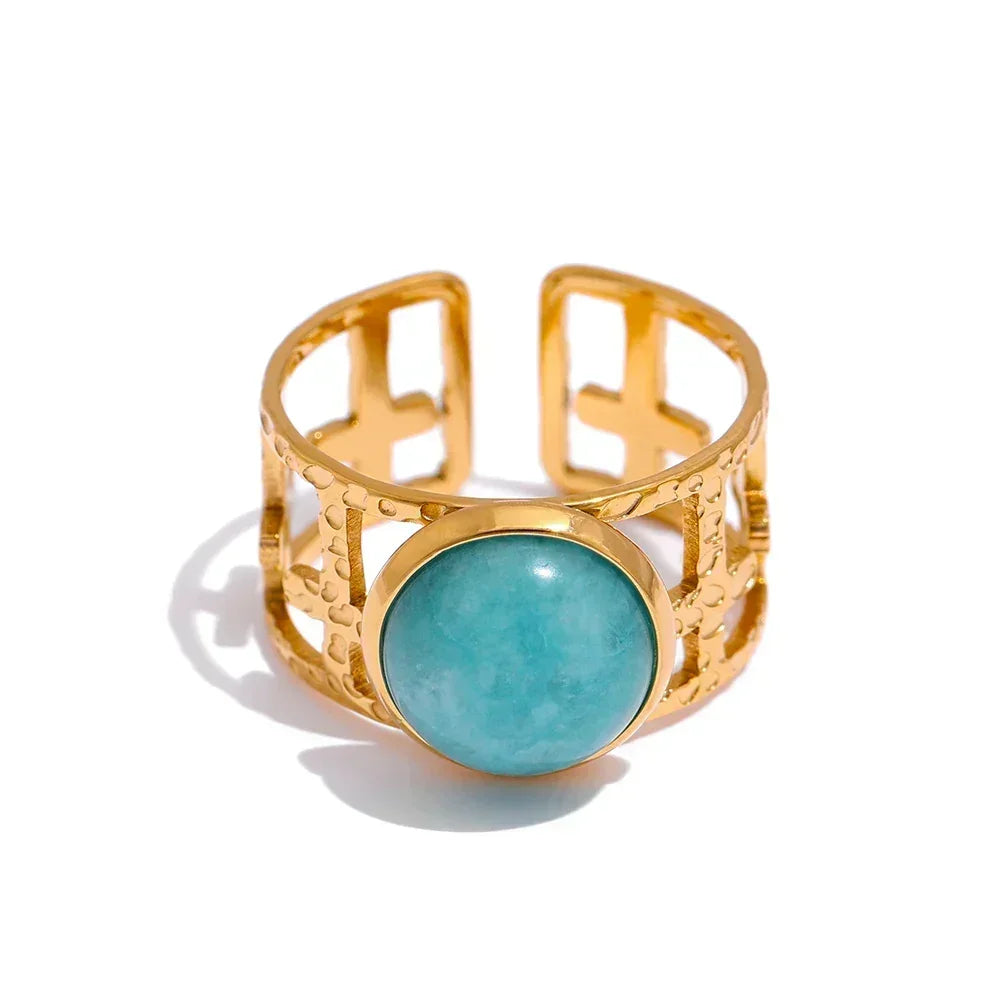 BlueBreeze Metal Ring - TM & Co. Jewels