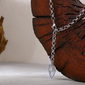 Rose Bloom Heart Necklace - TM & Co. Jewels