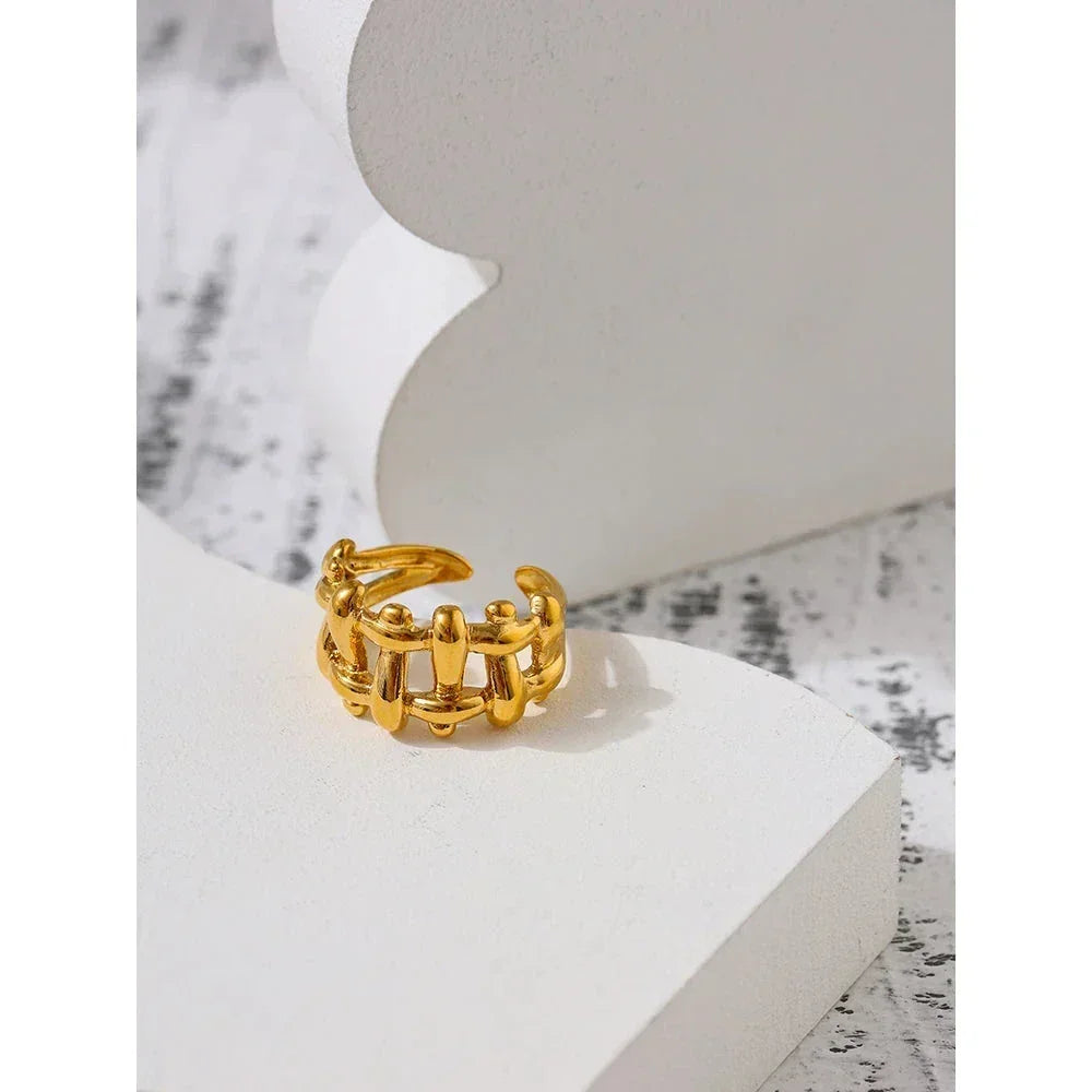 Golden Loop Waterproof Ring - TM & Co. Jewels