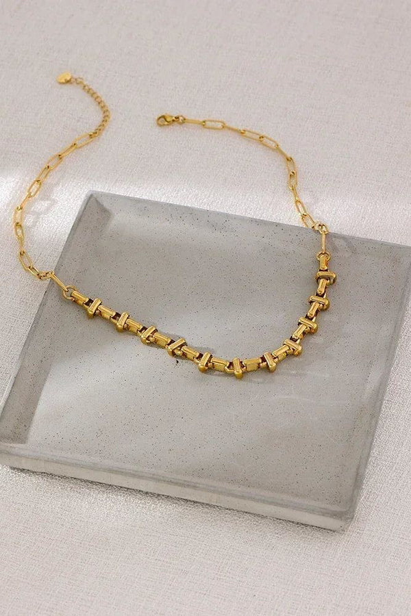 Gilded Elegance Choker - TM & CO. JEWELS 
