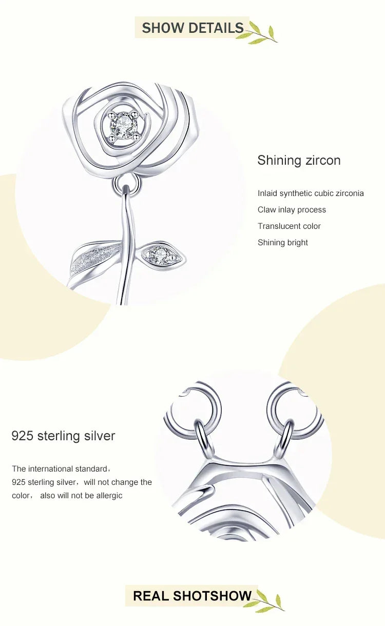 Eternal Rose Pendant Necklace - TM & Co. Jewels