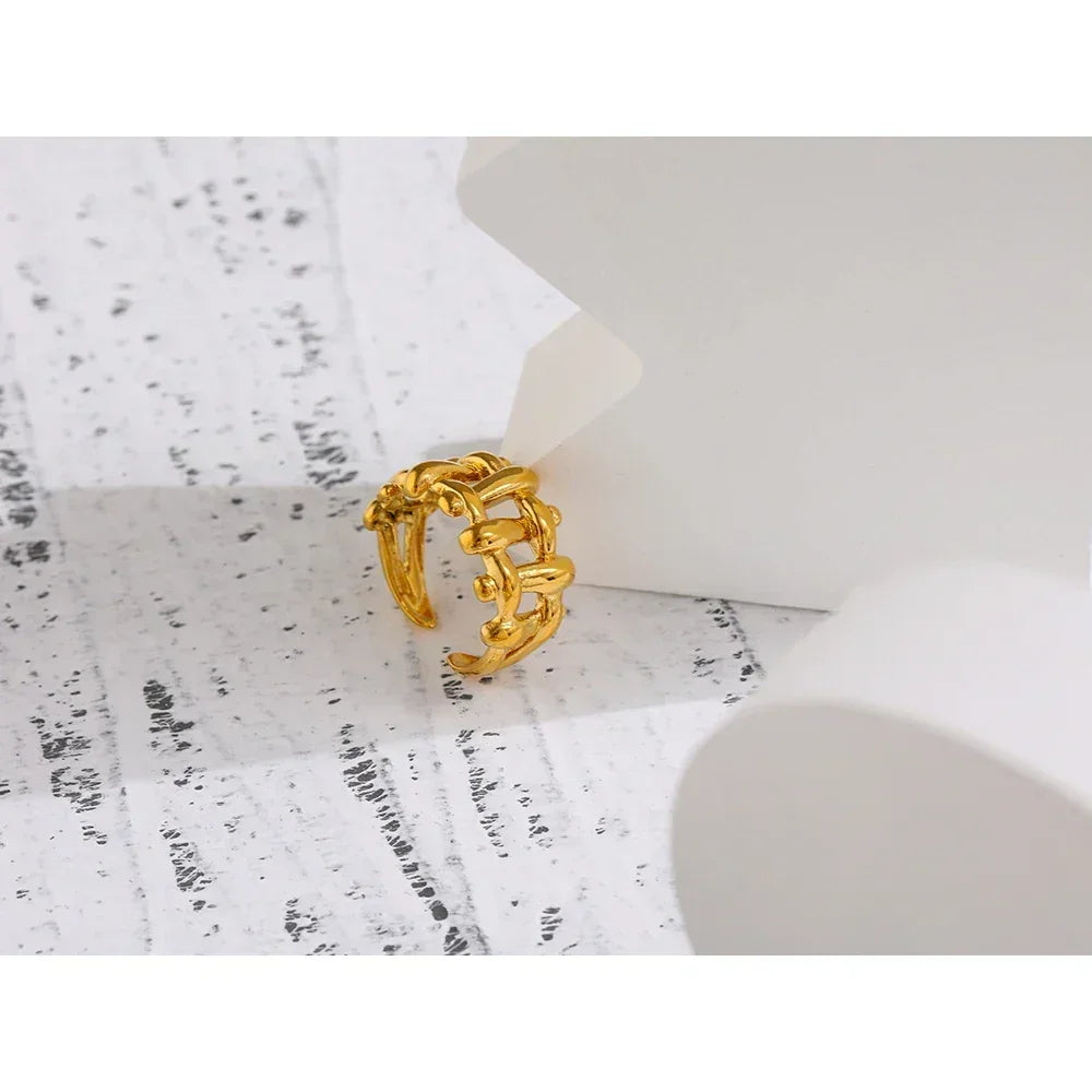 Golden Loop Waterproof Ring - TM & Co. Jewels