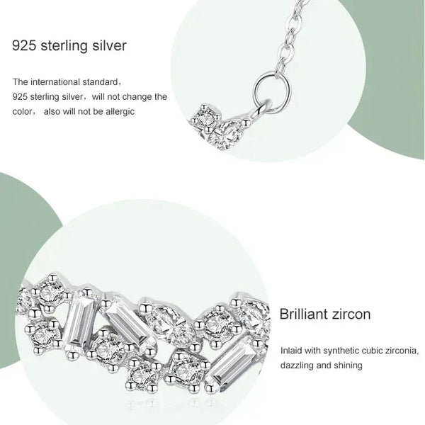Crystal Cascade Pendant - TM & CO. JEWELS 