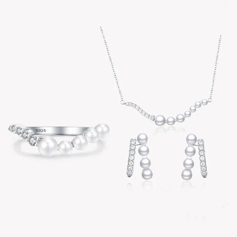 Luxe Harmony Pearl Set - TM & Co. Jewels
