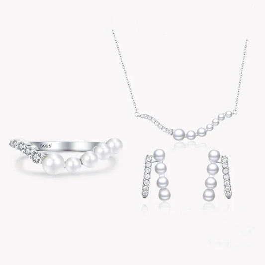 Luxe Harmony Pearl Set - TM & Co. Jewels