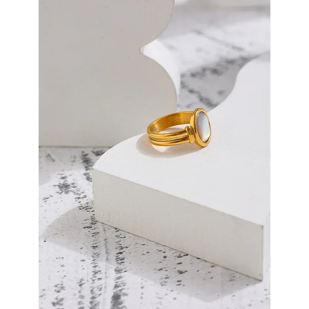 Sunlit Pearl Ring - TM & Co. Jewels