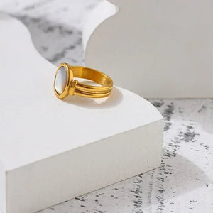Sunlit Pearl Ring - TM & Co. Jewels