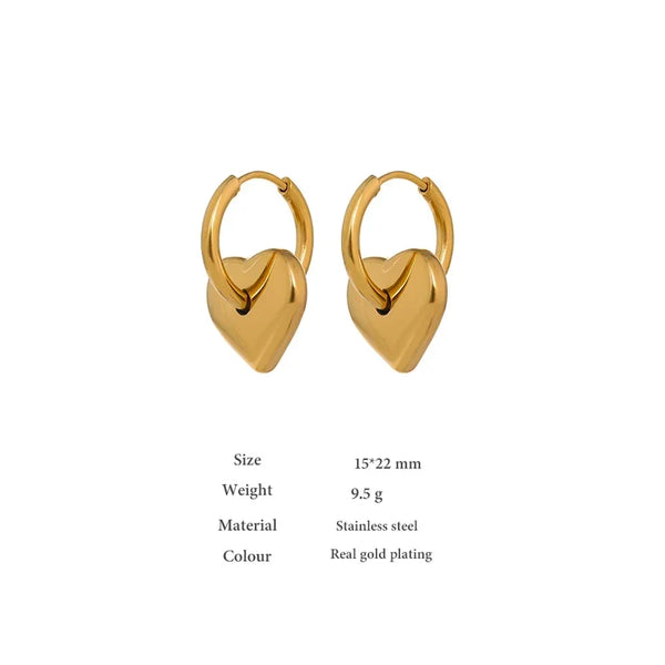 Eternal Heart Huggies - TM & Co. Jewels
