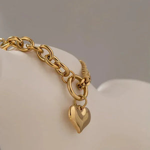 Cherish Me Heart Chain - TM & Co. Jewels