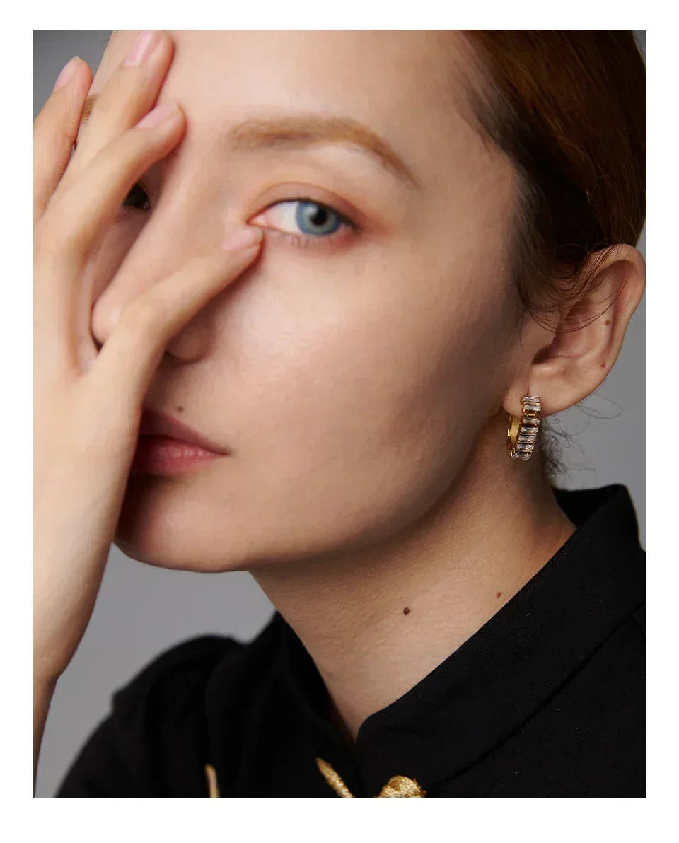 Cubic Elegance Geometric Drops - TM & Co. Jewels