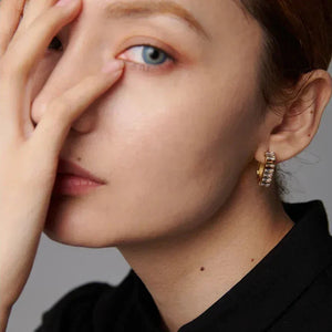 Cubic Elegance Geometric Drops - TM & Co. Jewels