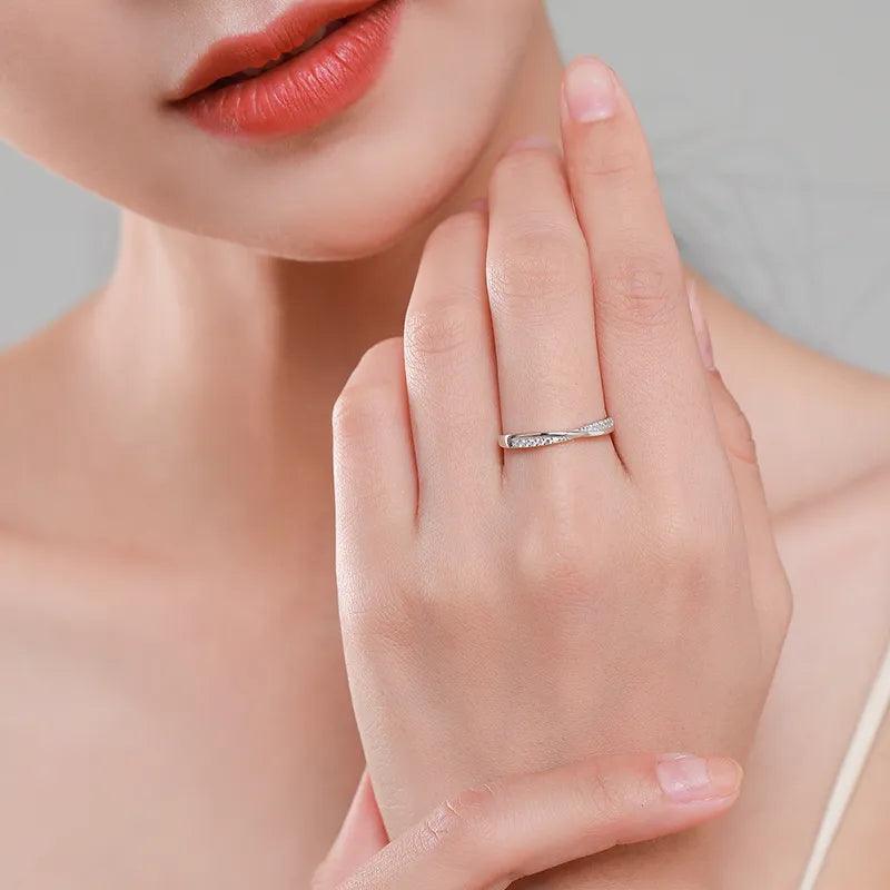 Graceful Twist Sterling Ring - TM & Co. Jewels