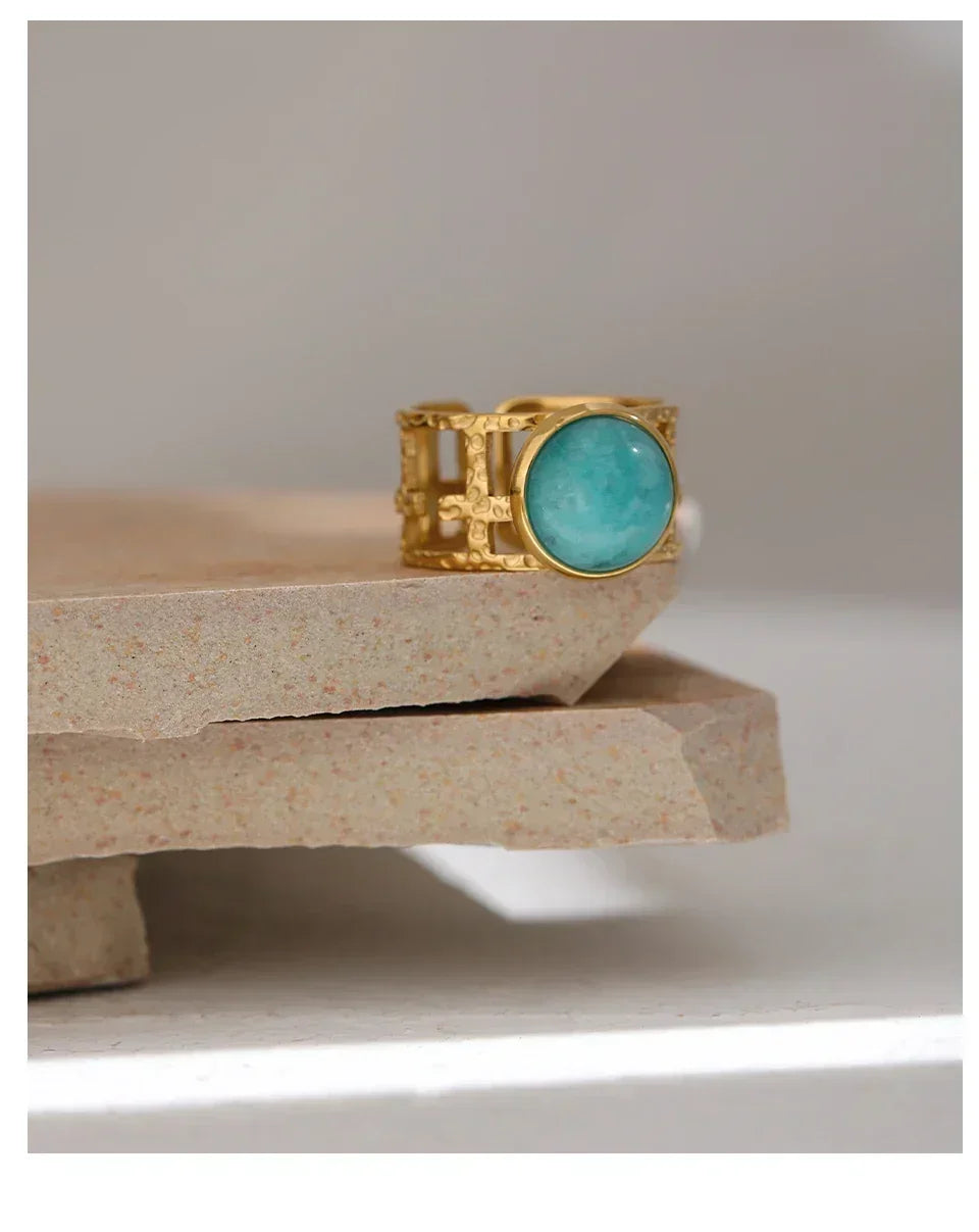 BlueBreeze Metal Ring - TM & Co. Jewels