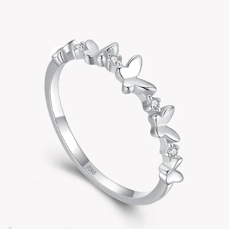 Butterfly Elegance Zircon Ring - TM & Co. Jewels