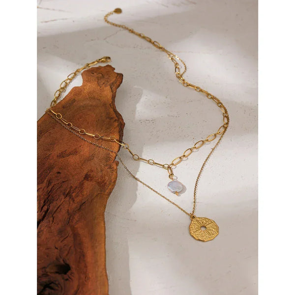 Nova Layered Pendant - TM & CO. JEWELS 