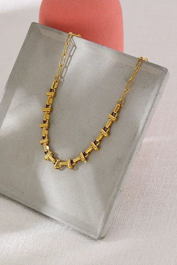 Gilded Elegance Choker - TM & CO. JEWELS 
