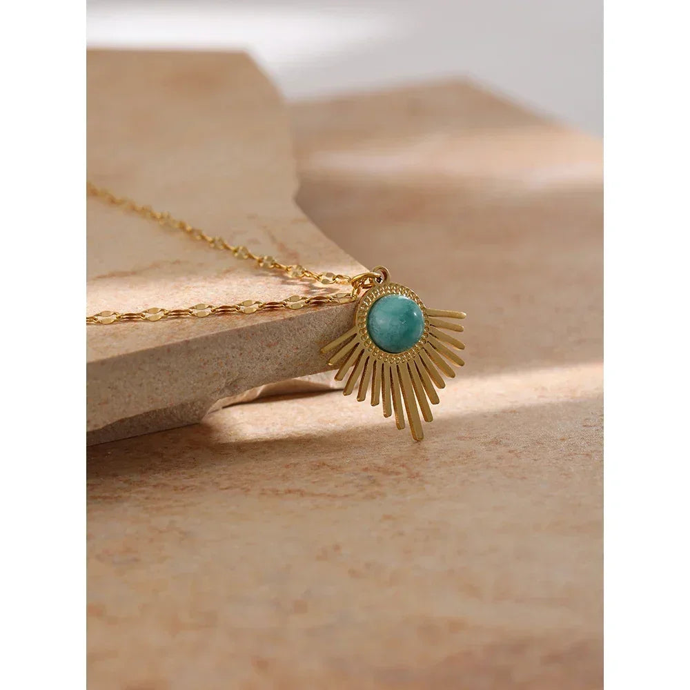 Stone Symphony Geometric Pendant - TM & Co. Jewels