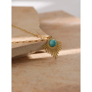 Stone Symphony Geometric Pendant - TM & Co. Jewels