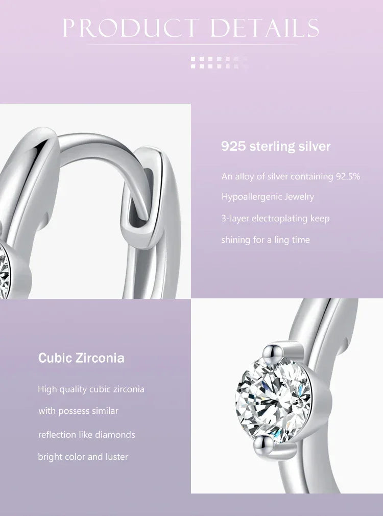 Crystal Elegance Zircon Earrings - TM & Co. Jewels