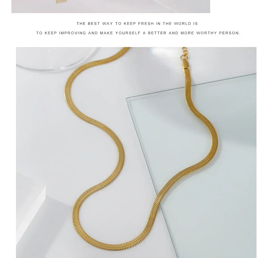 Luxe Craft Serpent Chain Necklace - TM & Co. Jewels