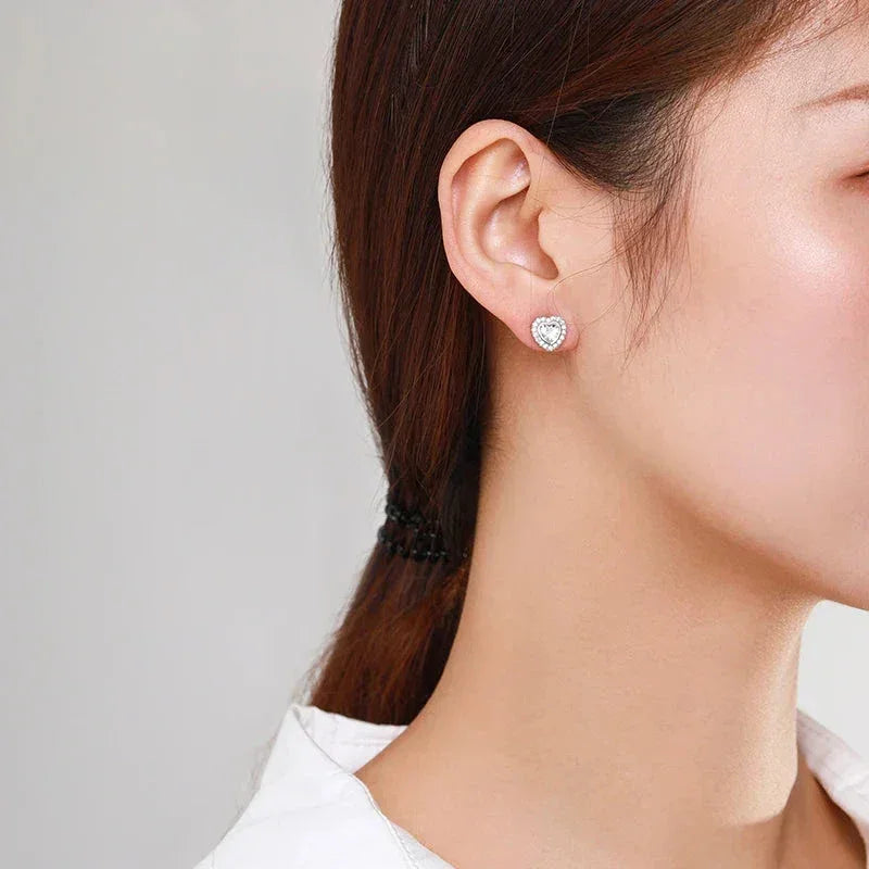 Heart's Desire Sparkle Earrings - TM & Co. Jewels