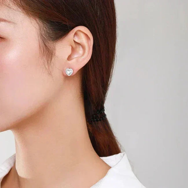 Heart's Desire Sparkle Earrings - TM & CO. JEWELS 