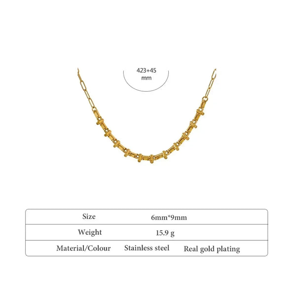 Gilded Elegance Choker - TM & CO. JEWELS 