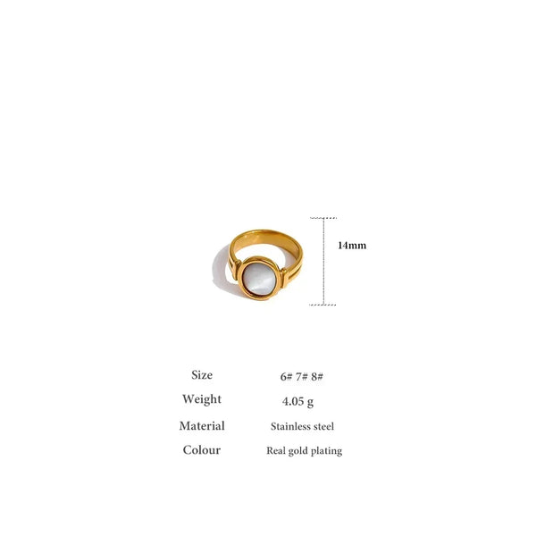 Sunlit Pearl Ring - TM & Co. Jewels