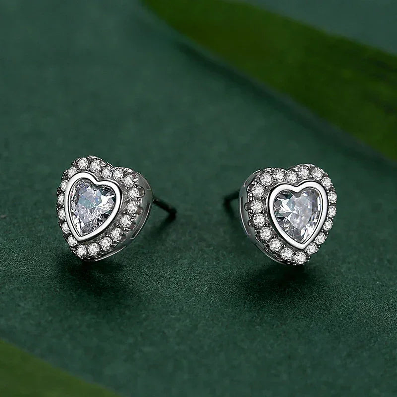 Heart's Desire Sparkle Earrings - TM & Co. Jewels