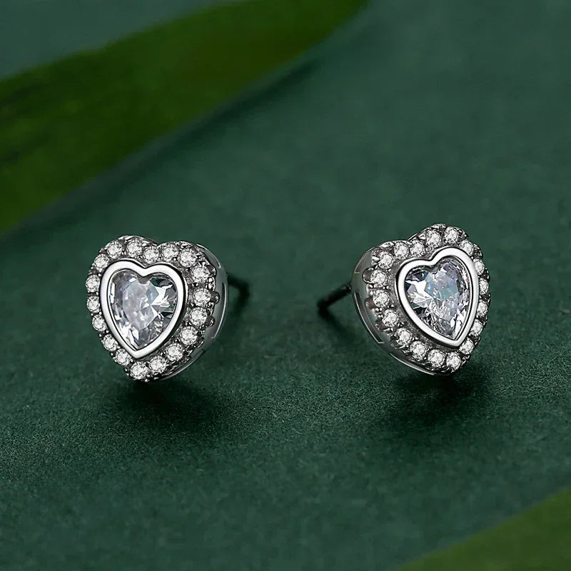 Heart's Desire Sparkle Earrings - TM & Co. Jewels