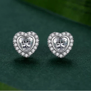 Heart's Desire Sparkle Earrings - TM & CO. JEWELS 