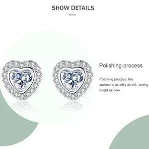 Heart's Desire Sparkle Earrings - TM & CO. JEWELS 
