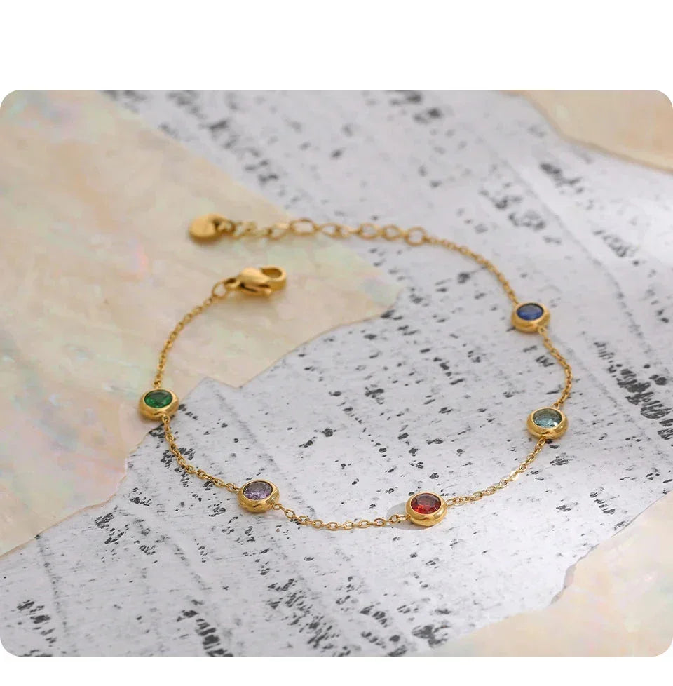 Sophia's Spectrum Charm Bracelet - TM & Co. Jewels