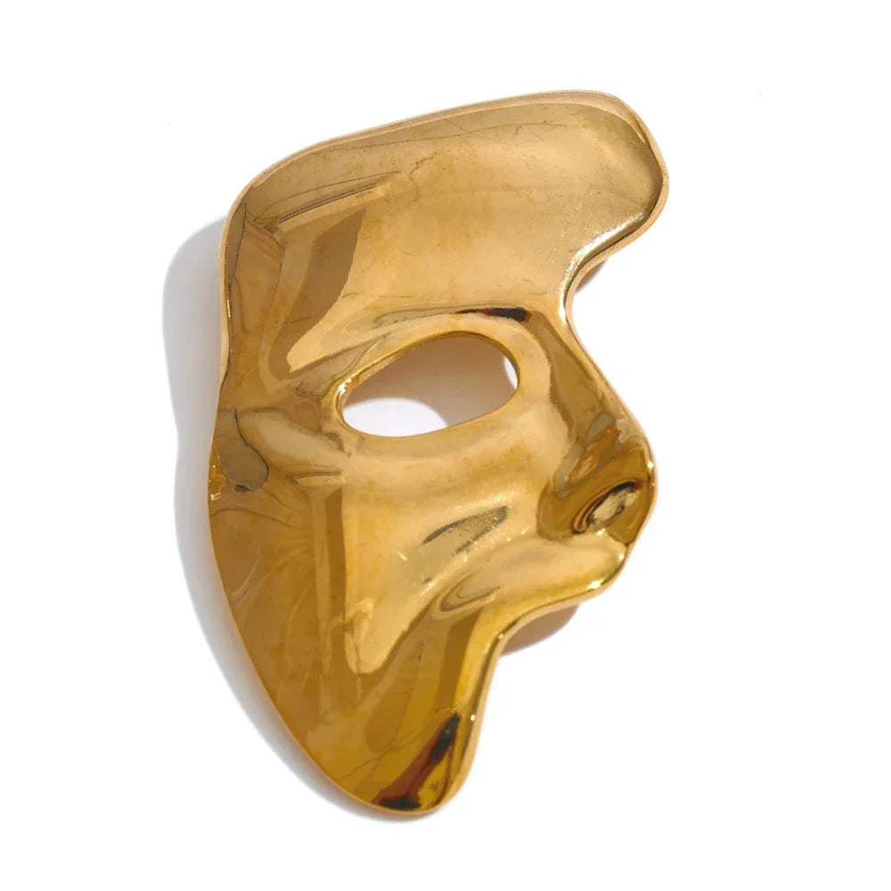 Abstract Visage Brooch