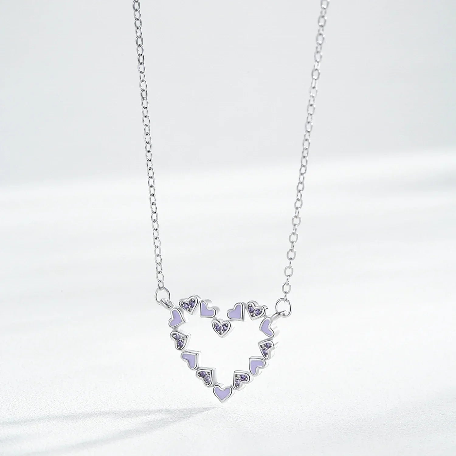 Purple Desire Heart Necklace - TM & Co. Jewels