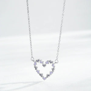 Purple Desire Heart Necklace - TM & Co. Jewels